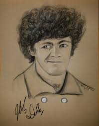 My daughter's drawing of Mike wasowski! Isint it amazing❤️