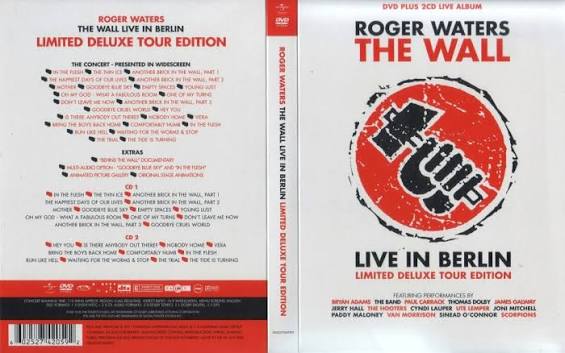 COVERS.BOX.SK ::: Roger Waters - The Wall: Live In Berlin 1990 (Limited  Deluxe Tour Edition 2011) DVD+2CD - high quality DVD / Blueray / Movie