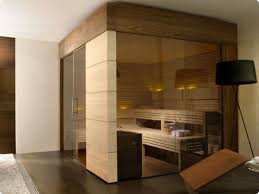 Modern Sauna With Glass Walls Private Sauna Wohn Design Design Fur Zuhause