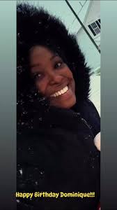 Happy birthday Regina Mason! I'm outside!