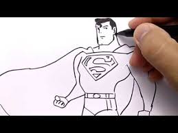 People interested in superman cartoon drawing also searched for. Very Easy How To Draw Superman For Kids Youtube