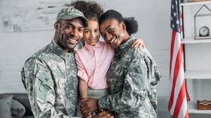How do schools support students from military families?