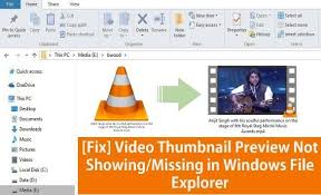 Fixed Thumbnail Previews Not Showing On Windows 10 Explorer Vlc Video Library How Do I Get Solving