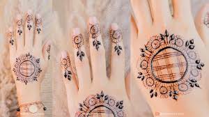 New Gol Tikki Mehndi Design New Style Gol Tikki Mehndi Designs Easy Mehandi Designs Henne Mani Style