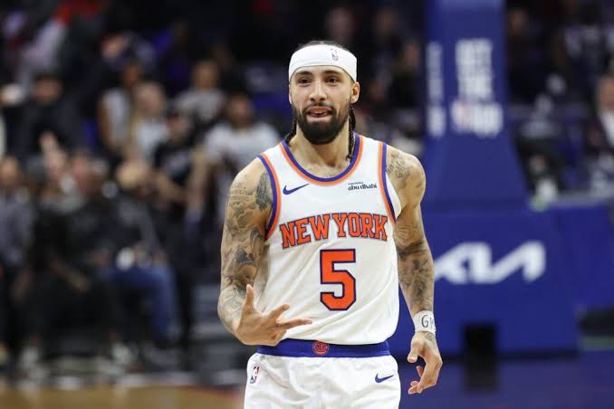 Jose Alvarado hits 8 3-pointers as Knicks crush 76ers - Field Level Media -  Professional sports content solutions | FLM