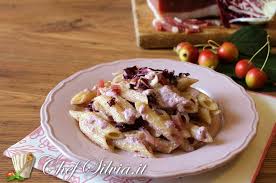 Penne al radicchio ingredienti per 4 persone: Penne Alla Crema Di Radicchio