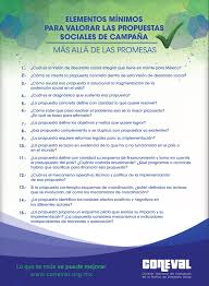Las propuestas de los candidatos presidenciales. 15 Preguntas Para Analizar Las Propuestas De Politica Social