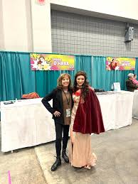 Last weekend I spent at GalaxyCon Raleigh Animate Raleigh with my dear  friend Richard White (Gaston). I also had the pleasure to spend time with  Margaret Kerry (the Original Tinker Bell)! So