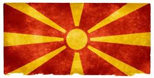 Digitale opdruk met heraldisch correct wapen. The Best 26 Macedonie Vlag