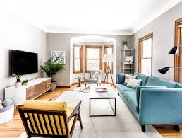 Grey Living Room Ideas With A Mid Century Modern Style In 2020 Teal Couch Living Room Modern Grey Living Room Living Room Grey