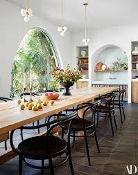 Get The Full Tour Of Studio Shamshiri S Los Angeles Office Architectural Digest In 2020 Large Dining Table Extra Large Dining Tables Dining Room Design