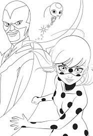 Coloriage Ladybug Et Cat Noir Imprimer Gratuitement