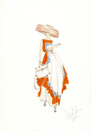 A fashion croquis is a rough sketch used as the foundation in fashion drawing and presents a slightly elongated figure compared to real life body proportions. Fashion Illustration Paris Summer Dress Drawing Drawing By Alex Newton