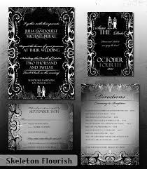 Gothic Wedding Invitation Halloween Wedding Invite Set Etsy Diy Printable Wedding Invitations Halloween Wedding Invitations Gothic Wedding Invitations