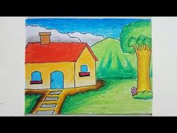 Kali ini, penulis akan menekankan tentang mengenai lukisan untuk mewarna ini. 13 Gambar Pemandangan Alam Yang Mudah Dan Simple Pemandangan Indah Sekali