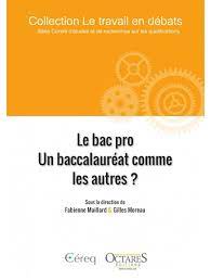Proposées avec un niveau d'études relativement bas (bac pro en mécanique ou électromécanique) il requièrent toutefois une expérience de 2 à 3 ans. Octares Editions Le Bac Pro Un Baccalaureat Comme Les Autres