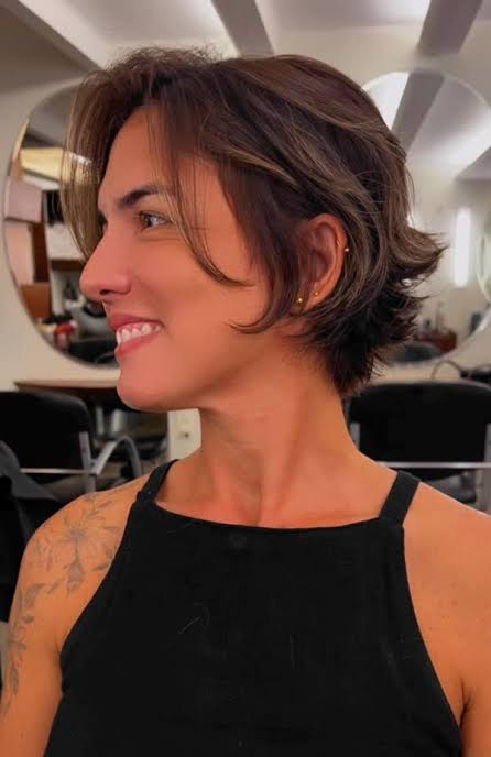 Short Bob With Flipped Ends