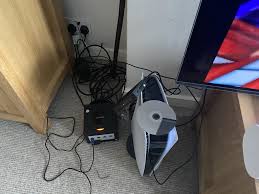 Cable management box a power bin comes in handy if you can't attach raceways or cable organizer trays to your desk. What Do People Use For Cable Management With Consoles And Tvs Resetera
