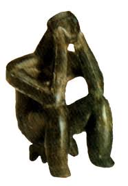 Povestea ganditorului, inceputa acum sase milenii pe taramul dobrogei, avea sa duca in mod surprinzator de sub pamant spre stele. Hamangia Culture Ancient Art Prehistoric Art Neolithic Art