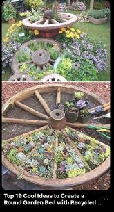 Pin Von Theresa Oswald Auf Garten In 2020 Wagenrad Krautergarten Design Gartenhaus Bauen