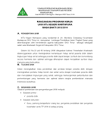 Program kerja uks smp terbaru. Program Kerja Uks Mts Negeri Martapura