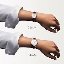 According to the theory your range is from 38 to 47.5mm. Petite St Mawes 28 Rose Gold White Womens Watches Luxury Womens Watches Elegant Watches