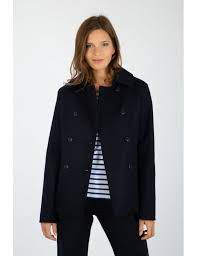 Des cabans et duffle coats de grande qualité, pour homme et femme, en sortirons avec. Caban Pointe Du Van Femme Armor Lux Caban Drap De Laine