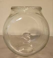 Vintage Sellers Hoosier Embossed Clear