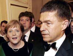 German Chancellor Angela Merkel L Her Editorial Stock Photo