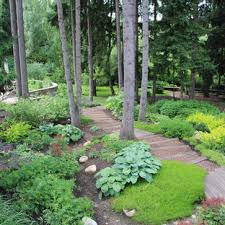 Use woods as the base material to make a simple and natural gazebo and bench. 75 Beautiful Rustic Hillside Landscaping Pictures Ideas July 2021 Houzz