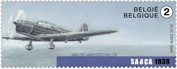Stamp Sabca S 40 1939 Belgium Old Belgian Airplanes Mi Be 4635 Yt Be 4560 Bel Be 4588 Belgique Pays Europeen Timbre