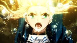 Fate Zero Saber Kills Caster Excalibur Scene 1080p Eng Subs Fate Zero Fate Anime Series Fate