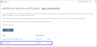 When i attempted to log into the online portal it the next day i decided to delete the app password from my account but keep my mfa for signing in. How To Manage App Passwords Azure Active Directory Microsoft Docs