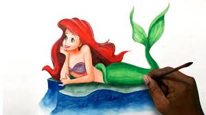 Loosely based upon the story by hans christian andersen. How To Draw Ariel The Princess From The Little Mermaid Youtube