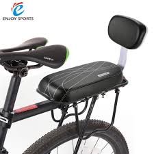 Bicycle Child Seat Cover Bike Rack Cushion For Kid S Biking Seat With Back Saddle Cycle Accessories Parts Bici Bicycle Child Seats Kids Seating Leather Bicycle
