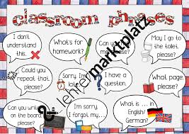 Poster Classroom Phrases Unterrichtsmaterial Im Fach Englisch Englisch Grundschule Englischunterricht Grundschule Englischunterricht