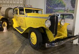 Image result for Federal Yellow 1956 Checker Taxi