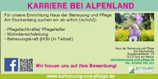 Haus der betreuung und pflege am stockenberg (vollstationäre pflegeeinrichtung) kurzübersicht. Herbst Unsere Neuen Auszubildenden Alpenland Fahrrader Grusel Am Mummelsee Ausstellung Mit Sulzer Bildern Pdf Free Download