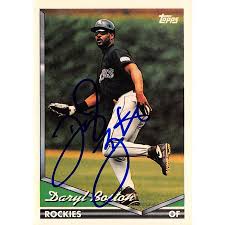 Daryl Boston autographed Baseball Card (Colorado Rockies) 1994 ...