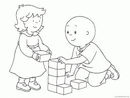 Print colour little ones love this coloring sheet of caillou. Caillou Coloring Pages With Rosie Coloring4free Coloring4free Com