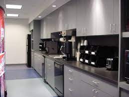 What kind of cabinets are in break room? Nice Perfect Office Break Room Cabinets 75 For Your Home Decoration Ideas With Office Break Room Cabinets Break Room Design Office Break Room Break Room Decor