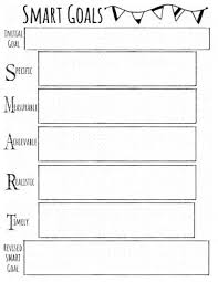 The template includes sections for defining goals, the campaign timeline, the channels and types of content you will be focusing on, social media influencers and other outreach options, and metrics fmaor tracking performance. Free Printable Smart Goals Template Pdf Or Word