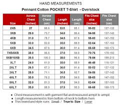 52 explanatory 3xb size chart