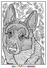 Free Printable German Shepherd Dog Coloring Page Available For Download Simple And Detailed Versions Dog Coloring Page Dog Coloring Book Animal Coloring Pages