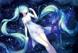 Most likely bi and hangs out with guys with curly hair. Hd Wallpaper Anime Girls Vocaloid Hatsune Miku Long Hair Blue Hair Closed Eyes Dress Anime Wallpaper Flare
