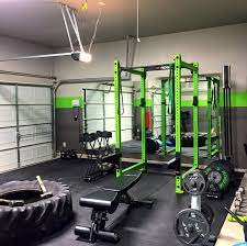 Green Squat Rack - Home Gym Inspiration Home Gym Garage Home Gym Inspiration Gym Setup