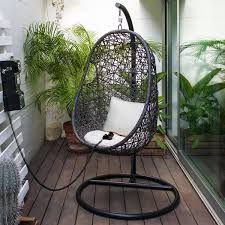 Balancelle De Jardin En Acier Suspendue Noir Et Blanc Balancelle De Jardin Chaise Suspendue Suspendu