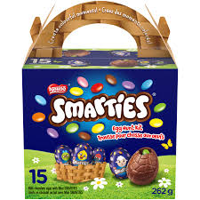 Really, there are so many different kinds of chocolate easter eggs to pick from: Smarties Easter Egg Hunt Pack 15x19g Nestle Canada