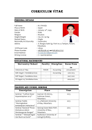 8 Prefect Cv Hotel Format Di 2021 Riwayat Hidup Kosakata Pramugari