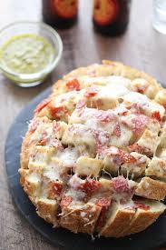 Hoagie Pull Apart Bread Lemons For Lulu Pull Apart Bread Bread Pull Apart Recipes Food